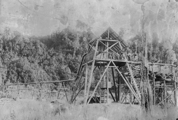 Bergstrom Mine, Blue Spur c1890
