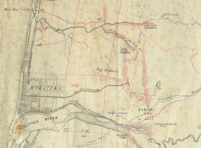 Hokitika and Blue Spur, 1867